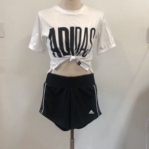 Adidas top and shorts